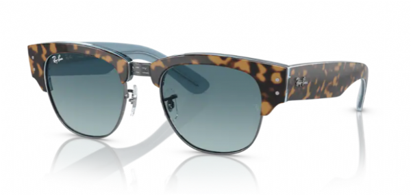 Ray-Ban Mega Clubmaster Havana on Blue Gunmetal/ Blue Gradient Grey