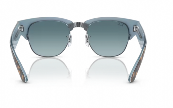 Ray-Ban Mega Clubmaster Havana on Blue Gunmetal/ Blue Gradient Grey