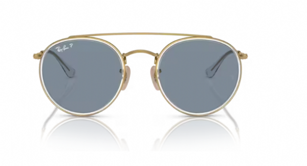 Ray-Ban RB3647N Gold/ Blue Polarized