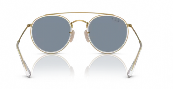 Ray-Ban RB3647N Gold/ Blue Polarized