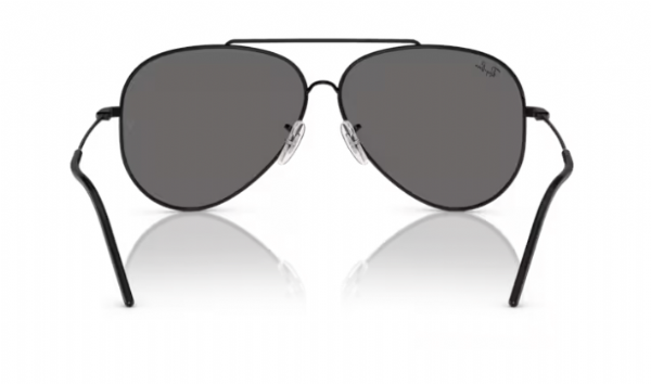 Ray-Ban Aviator Reverse Black/ Grey Mirror Silver