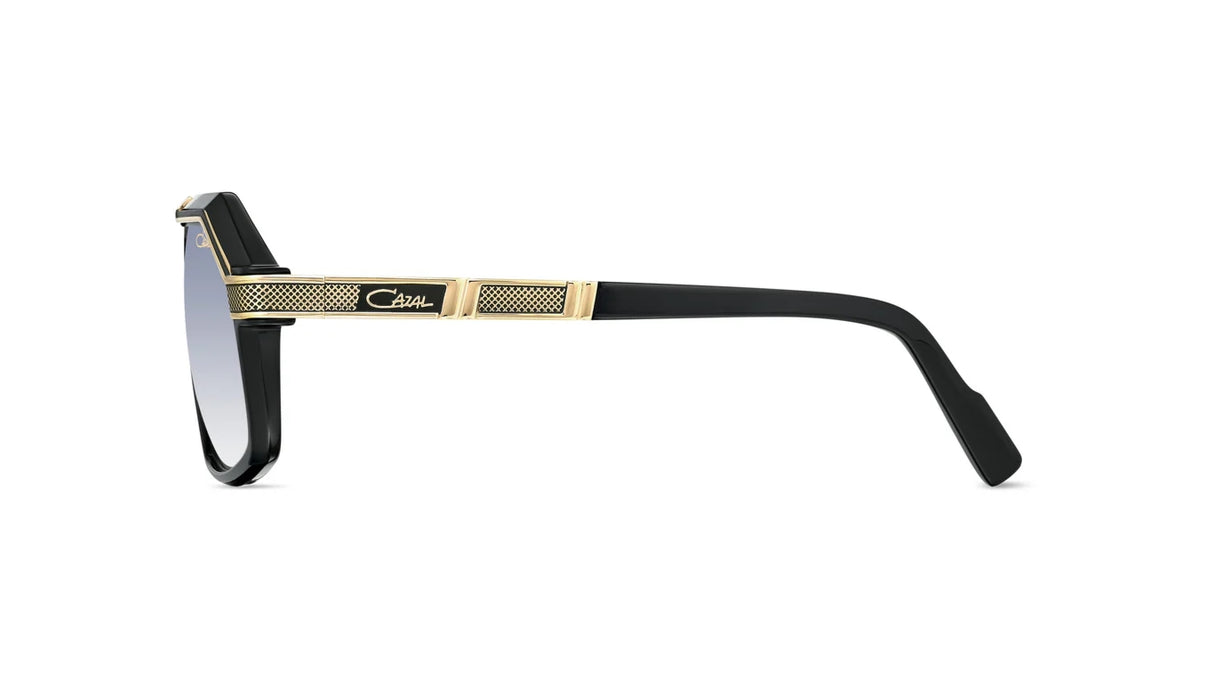 Cazal-Zonnebril-8048-001-Black-Gold-zijaanzicht