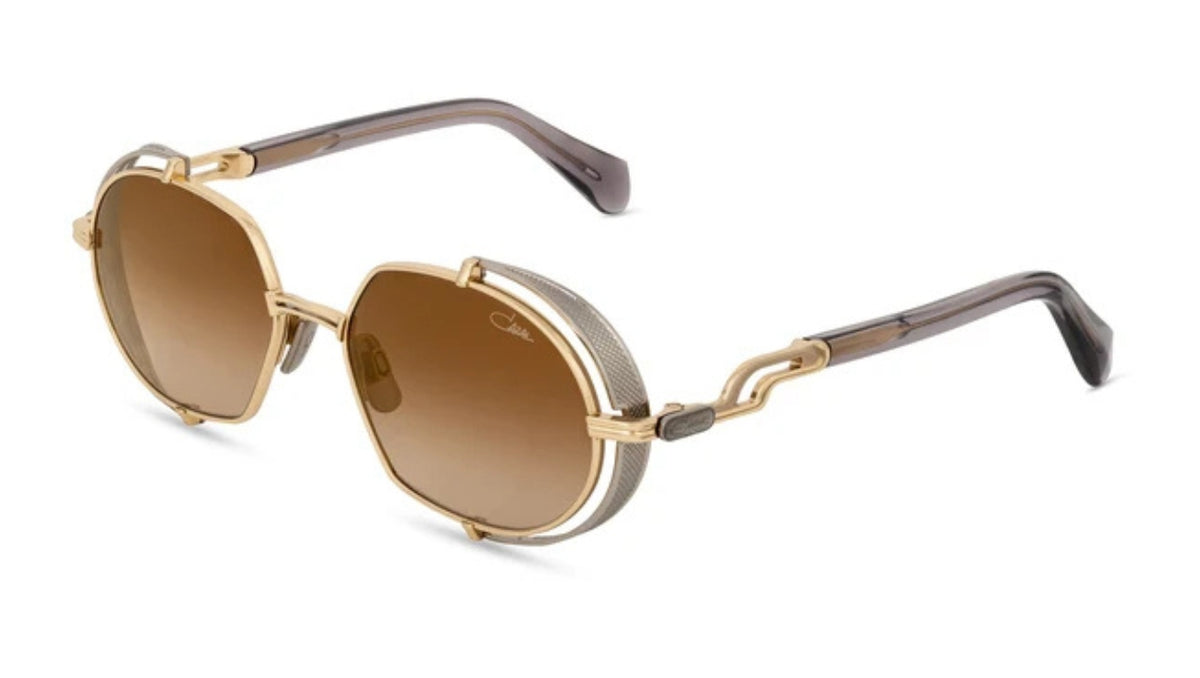 Cazal Zonnebril 9507 Gold-Silver/ Brown Gradient