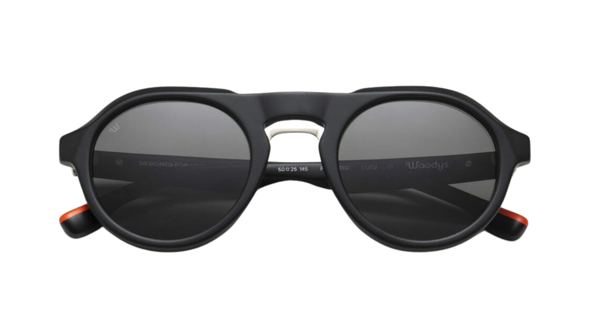 Woody's Luigi Matte Black/ Black Polarized