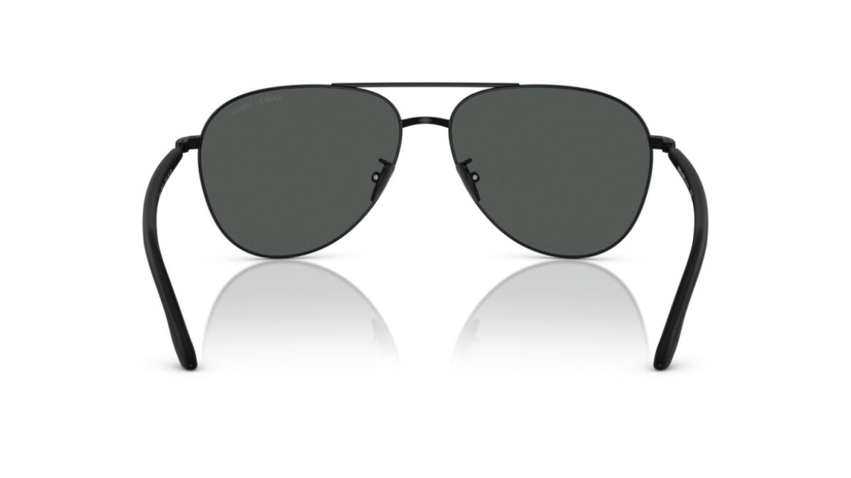 Giorgio Armani 6162 Matte Black Dark Grey achterzijde