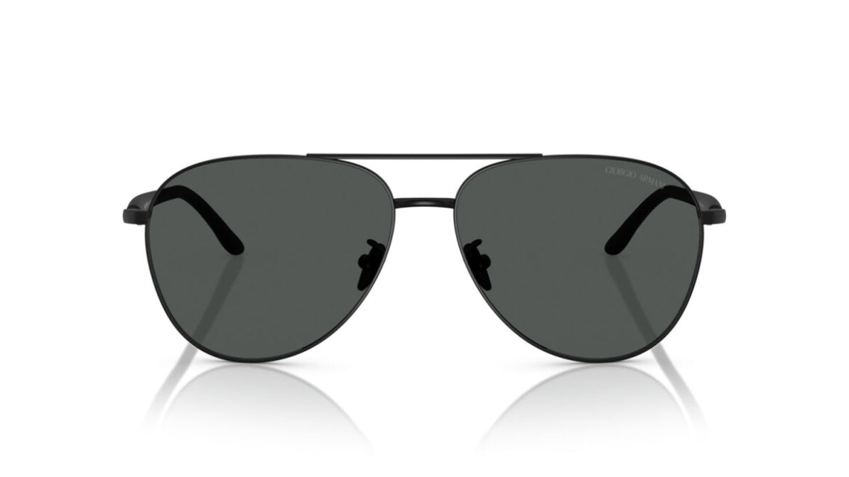 Giorgio Armani 6162 Matte Black Dark Grey voorzijde