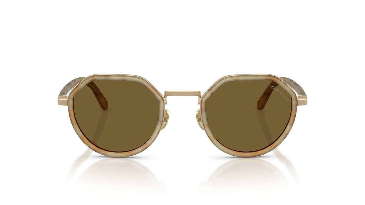 Giorgio-Armani-6181-Matte-Beige-Havana-Olive-Bruin-Voorzijde