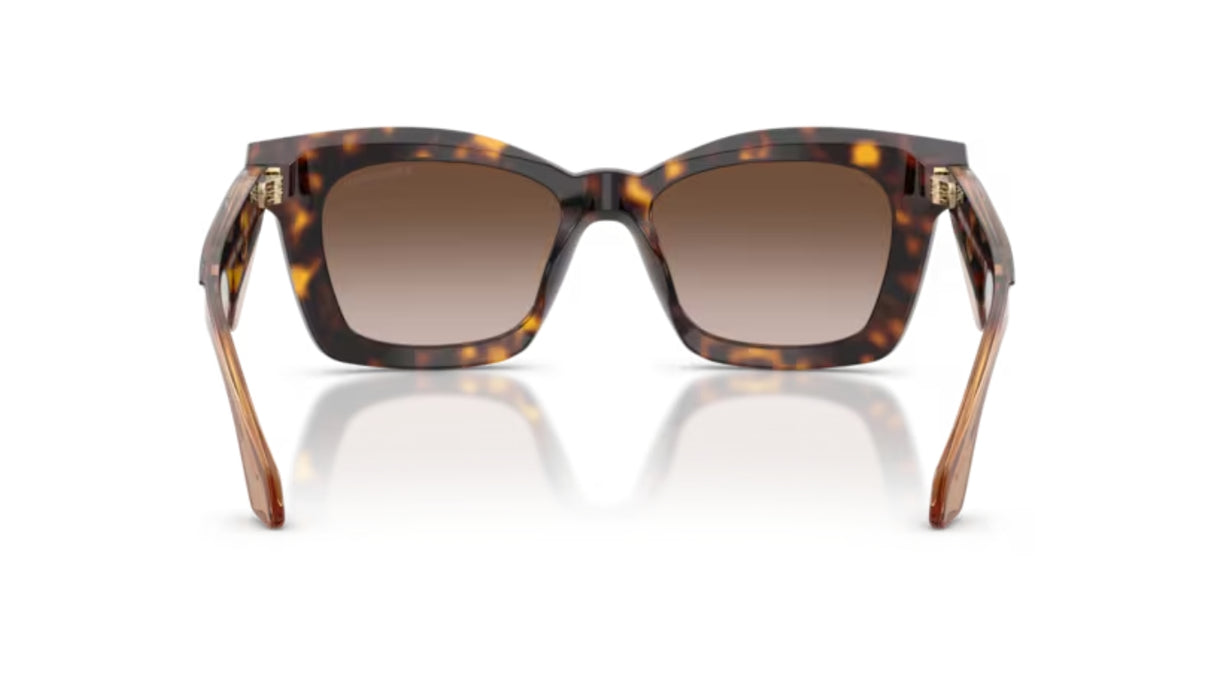 Giorgio Armani Zonnebril 8235U Havana Brown Gradient achterzijde