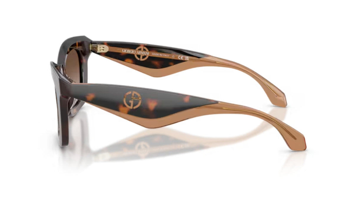 Giorgio Armani Zonnebril 8235U Havana Brown Gradient zijaanzicht