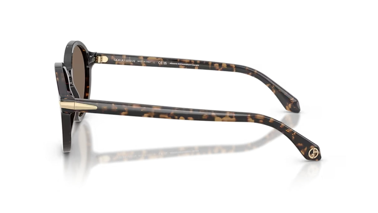 Giorgio Armanie 8237 Havana Beige Brown zijaanzicht