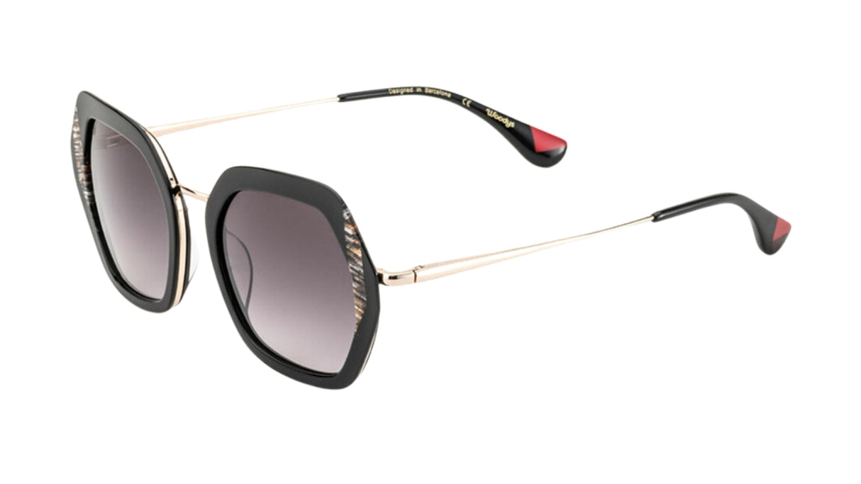 Woody's Anna 01 Polished Black/ Grey Degradé