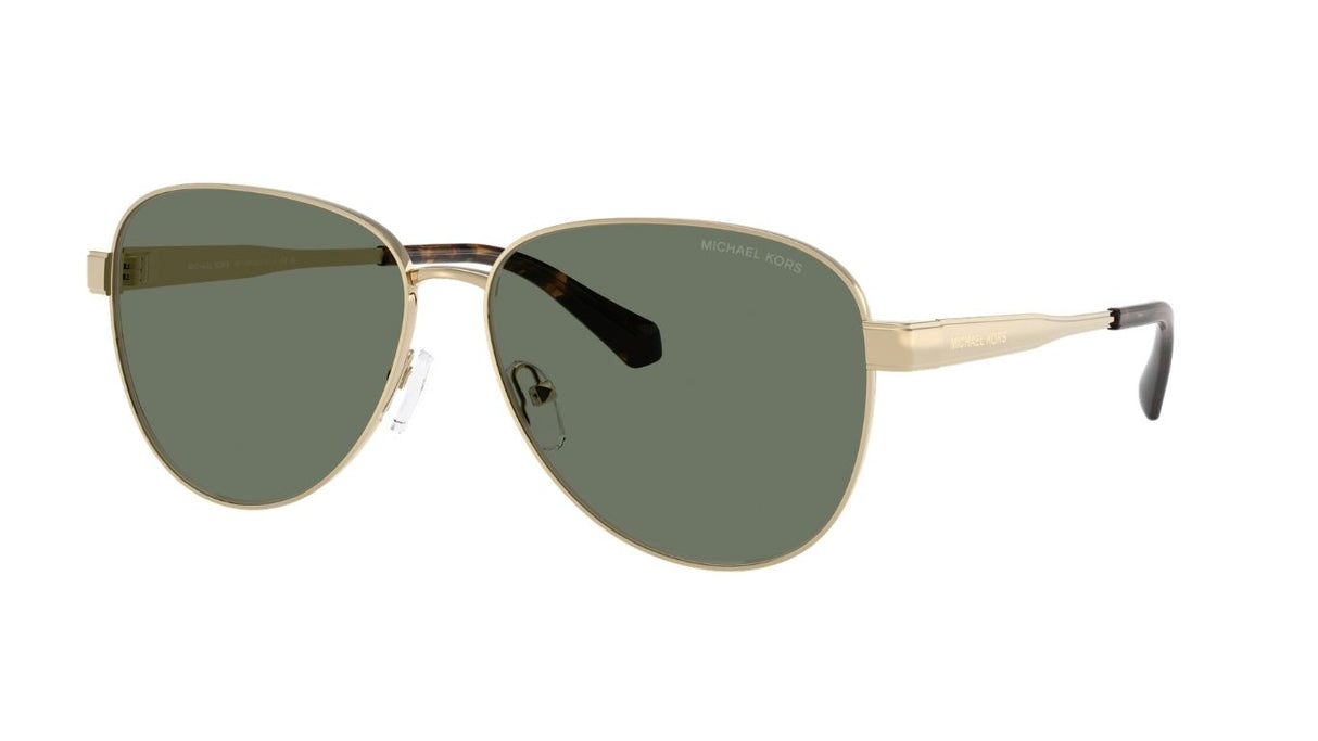 Michael-Kors-Biarritz-Light-Gold-Shiny-Green-Solid