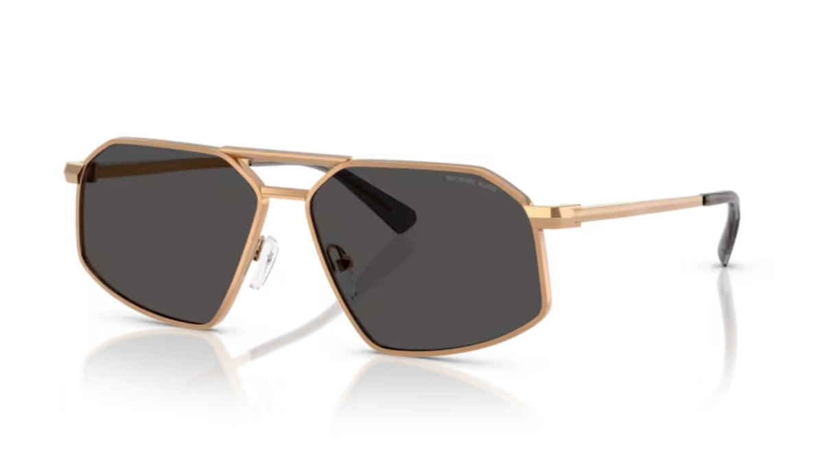 Michael Kors Mar Vista Zonnebril Beige Gold Dark Grey Solid