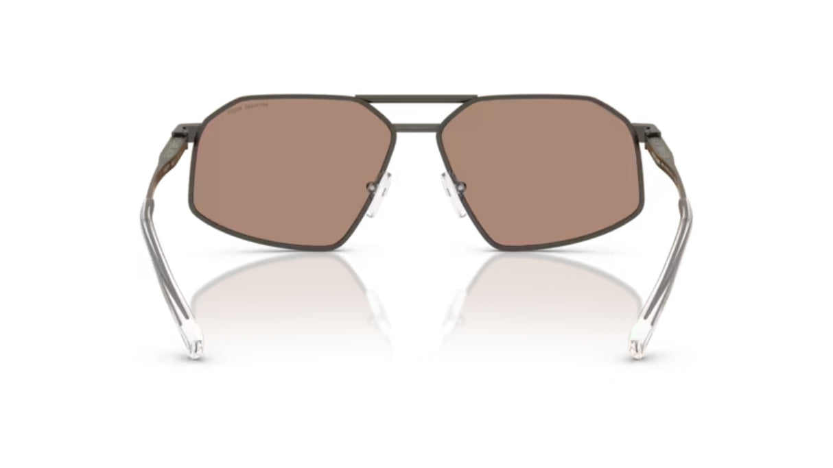 Michael Kors Mar Vista Zonnebril Matte Gunmetal Husk Mirror achterzijde