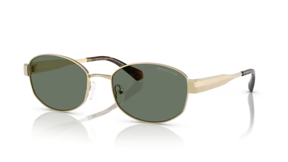 Michael Kors Monte Carlo Zonnebril Light Gold Green Solid