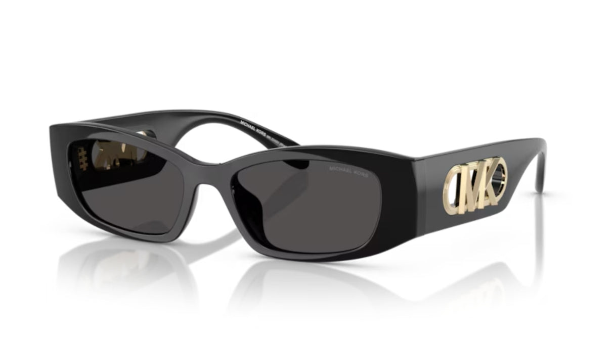 Michael Kors Rhodes Zonnebril Black Dark Grey Solid