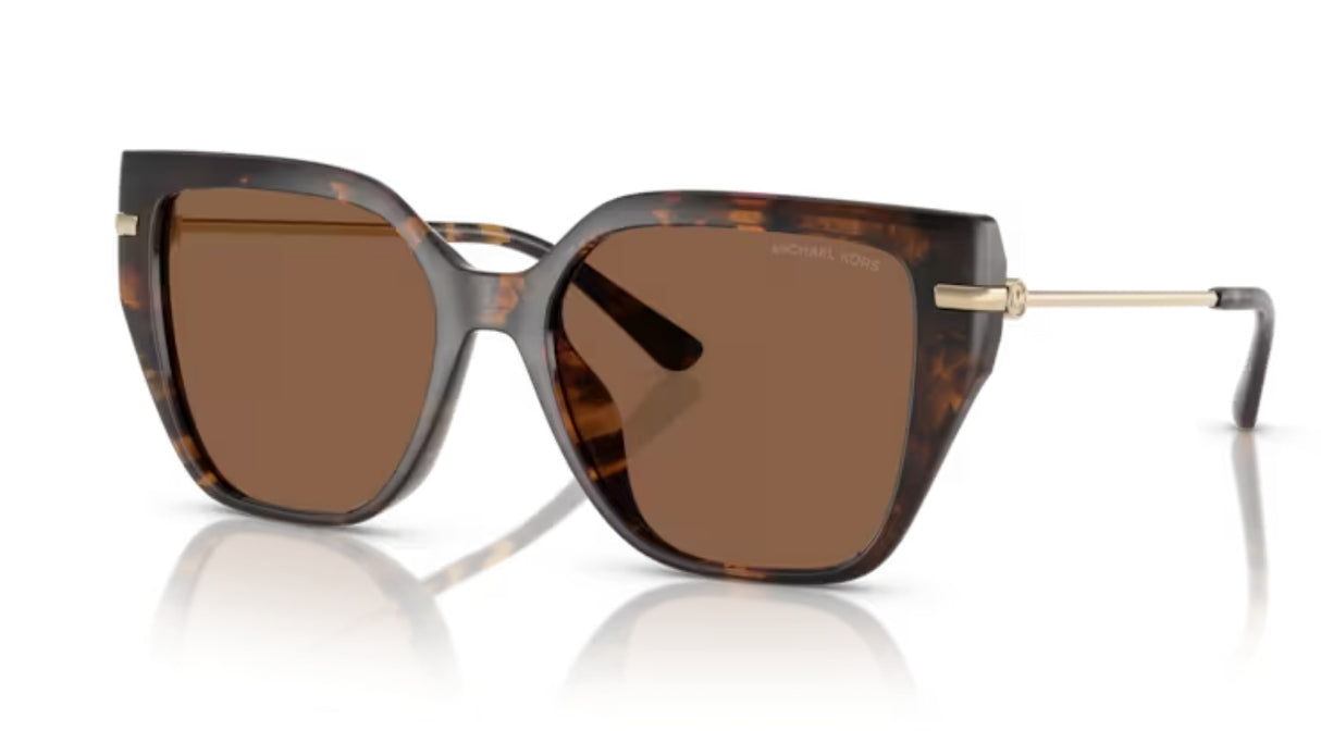 Michael Kors St. Barths Dark Tortoise/ Solid Dark Brown
