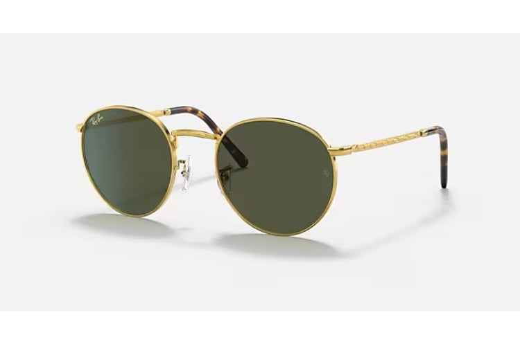 Ray-Ban New Round Legend Gold/ Green