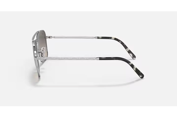 Ray-Ban New Caravan Silver/ Clear Gradient Grey