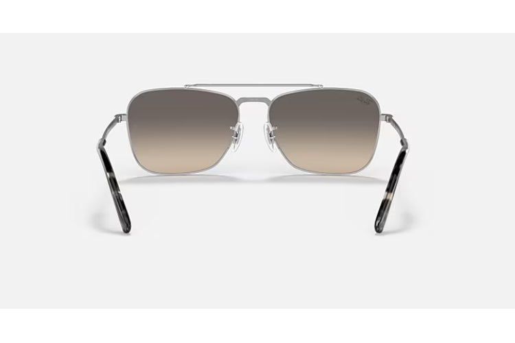 Ray-Ban New Caravan Silver/ Clear Gradient Grey