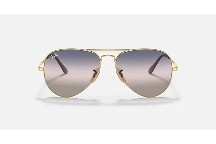 Ray-Ban Aviator Metal II Arista/ Pink Gradient Blue