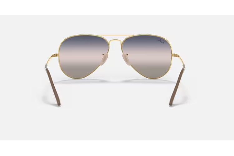 Ray-Ban Aviator Metal II Arista/ Pink Gradient Blue