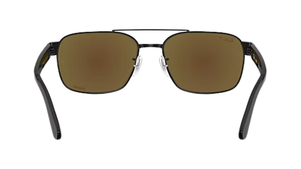 Ray-Ban 3751 Chromance Black/ Polarized Grey Mirror Blue