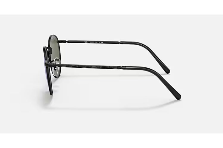 Ray-Ban New Round Black/ Green Mirror Blue