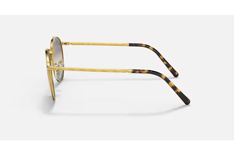 Ray-Ban New Round Legend Gold/ Polarized Clear Gradient Dark Grey