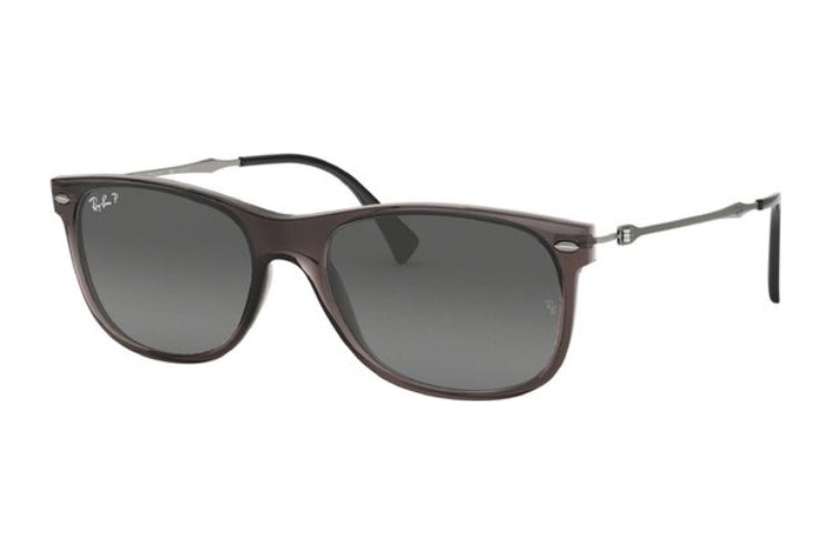 Ray-Ban 4318 Transparant Grey/ Grey Gradient Polarized