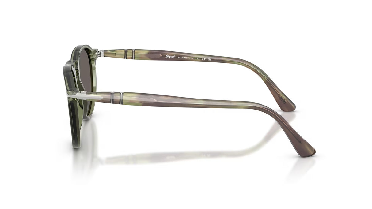 Persol 3286S Transparent Green Dark Grey zijkant