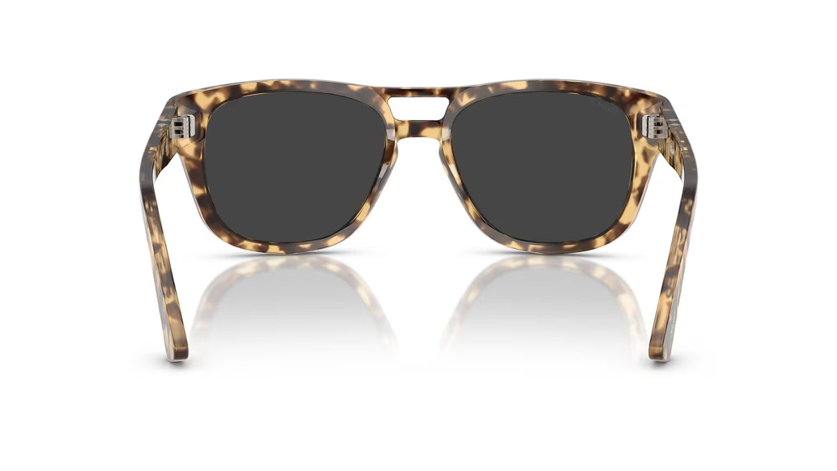 Persol P03366S Brown Beige Tortoise Polarized Black achterzijde