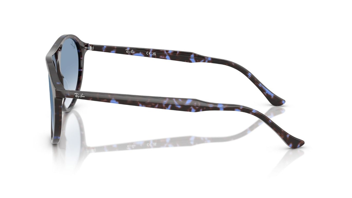 Ray-Ban-2215-Havana-Blue-Turtle-Clear-Gradient-Blue-Zijaanzicht