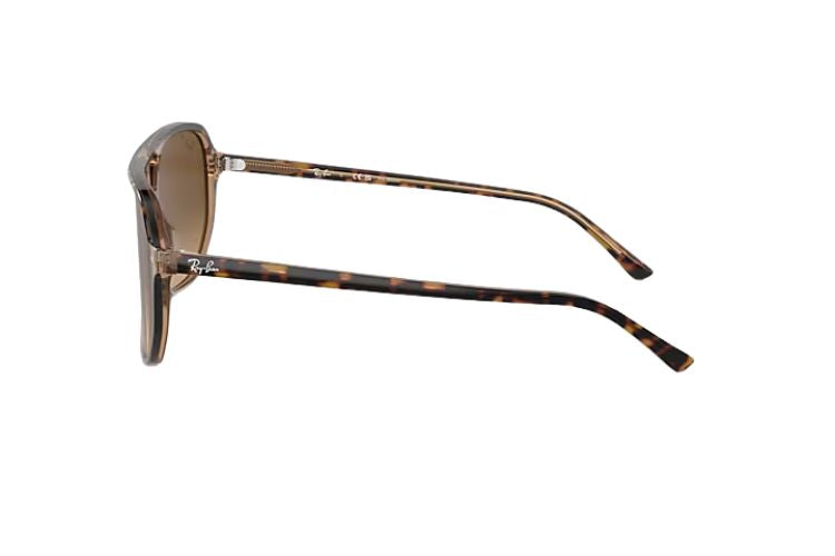 Ray-Ban-Bill-One-Havana-On-Transparent-Brown-Brown-Gradient-Polarized-zijkant