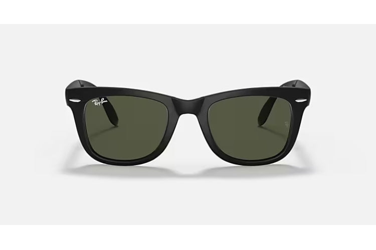 Ray-Ban-Folding-Wayfarer-Matte-Black-G-15-Green-voorkant