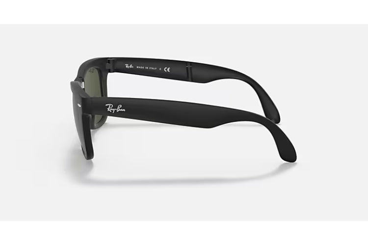 Ray-Ban-Folding-Wayfarer-Matte-Black-G-15-Green-zijkant