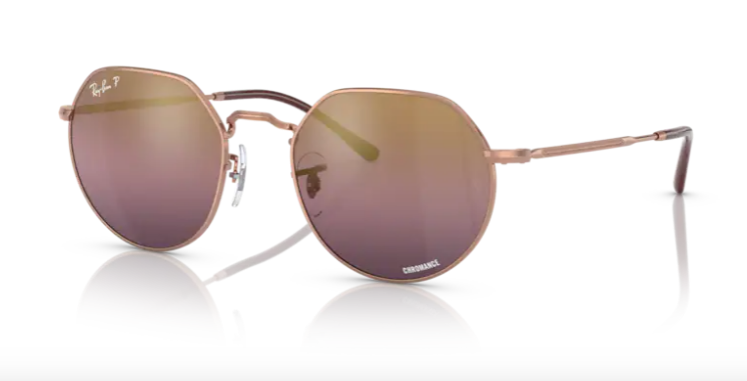 Ray-Ban-Jack-Rosé-Gold-Red-Mirror-Gradient-Polarized-schuin