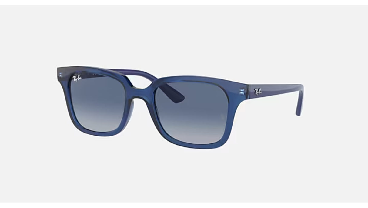 Ray-Ban Junior 9071 Transparant Blue/ Light Grey Gradient Dark Blue