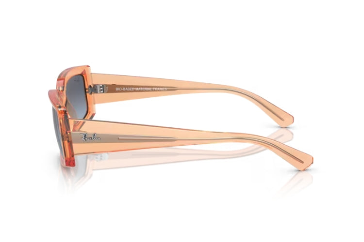 Ray-Ban-Kiliane-Transparant-Orange-Blue-Grey-zijkant