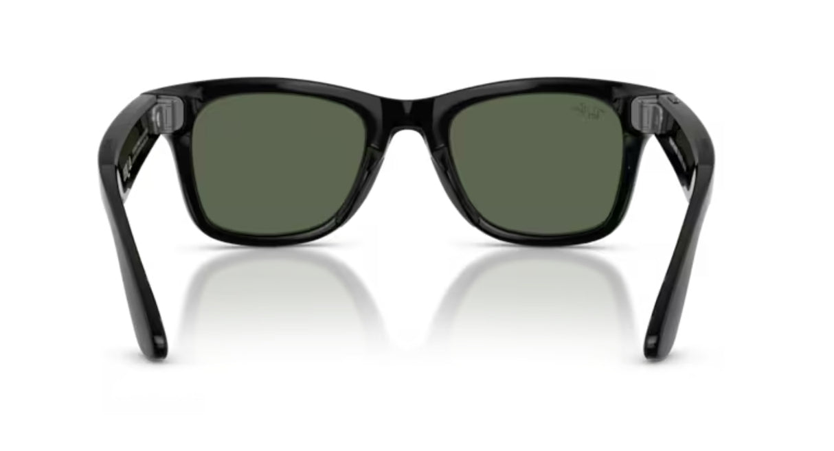 Ray-Ban Meta Wayfarer Shiny Black/ G15 Green