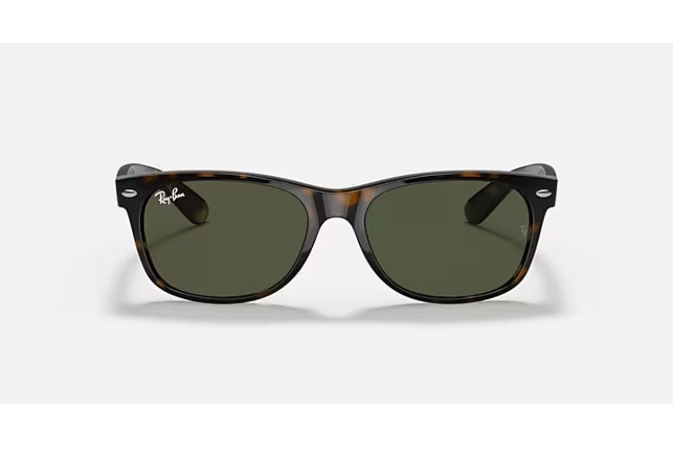 Ray-Ban-New-Wayfarer-Tortoise-Polarized-Green-voorkant