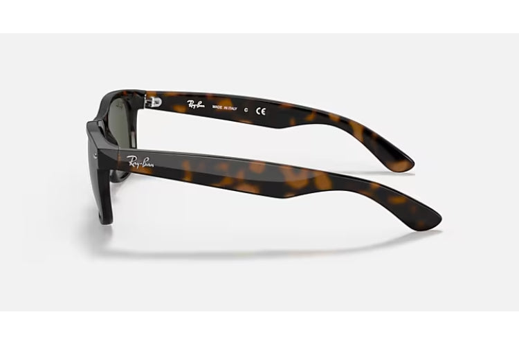 Ray-Ban-New-Wayfarer-Tortoise-Polarized-Green-zijkant