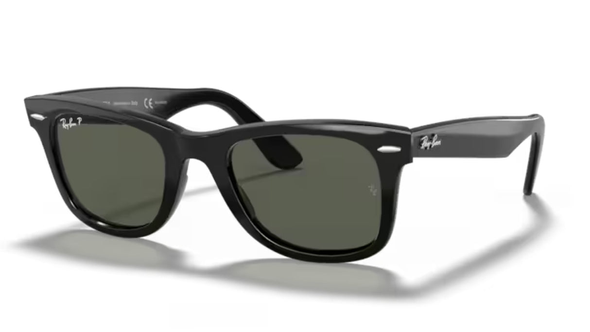 Ray-Ban Original Wayfarer Black/Green Polarized