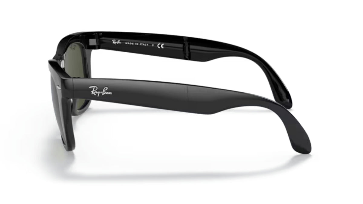 Ray-Ban Folding Wayfarer Matte Black/ G-15 Green