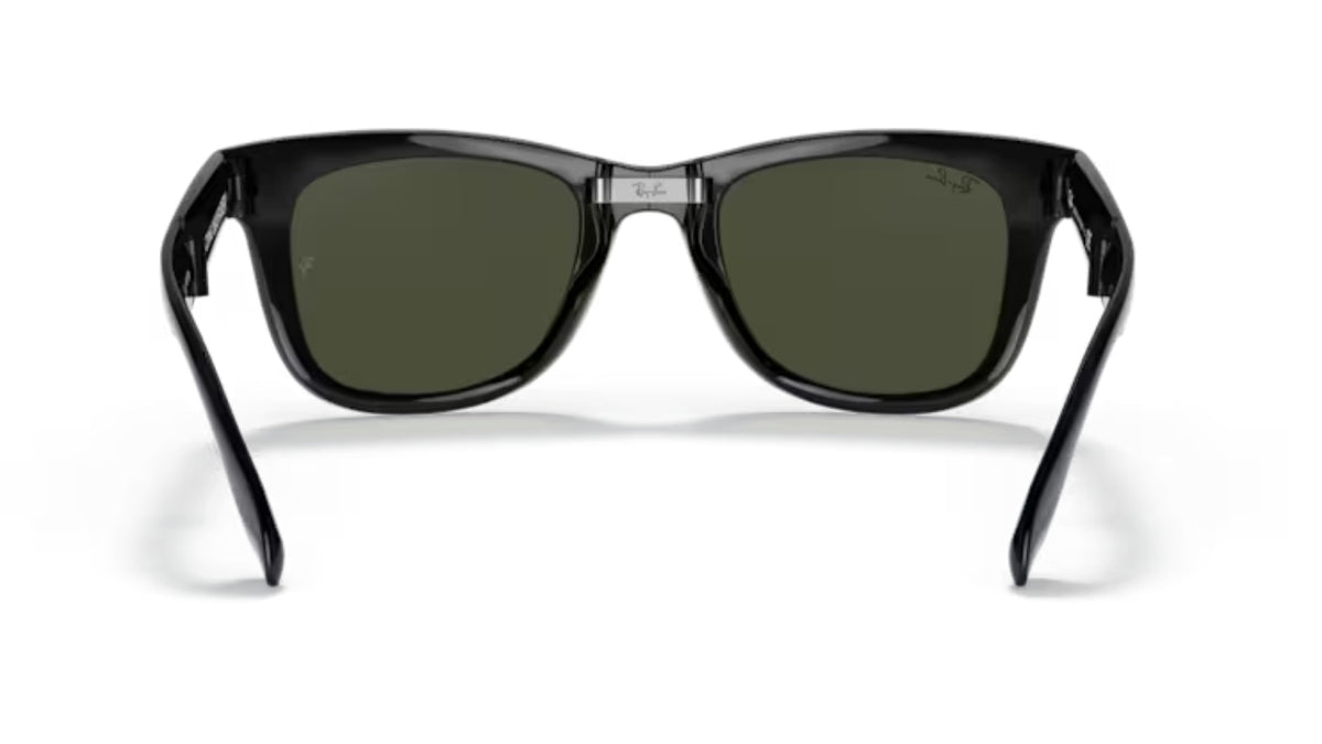 Ray-Ban Folding Wayfarer Matte Black/ G-15 Green