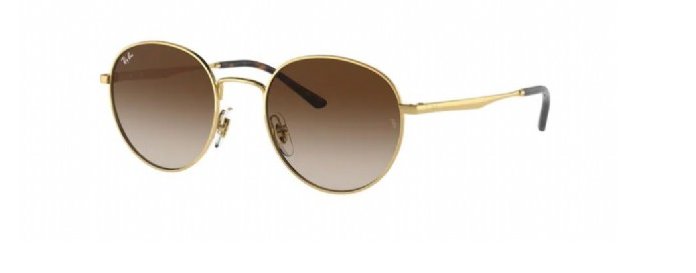 Ray-Ban Round Gold/ Gradient Brown