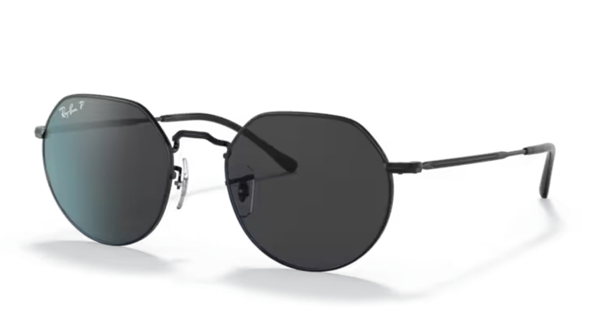 Ray-Ban Jack Polished Black/ Black Polarized