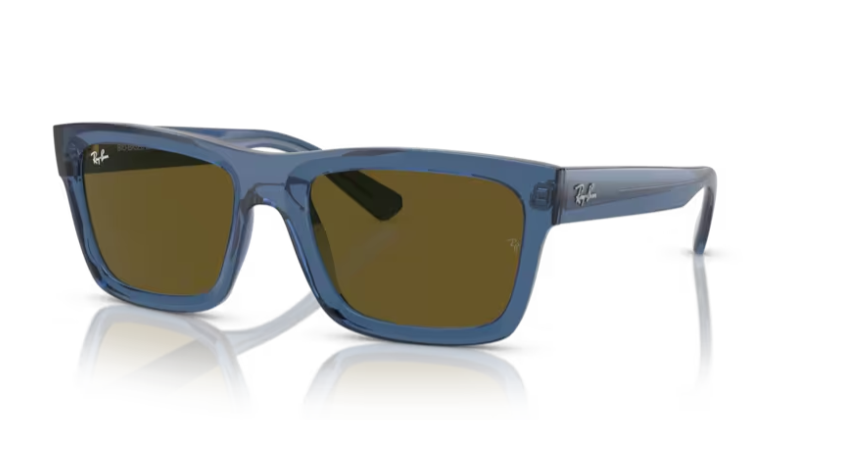 Ray-Ban Warren Transparent Dark Blue/ Dark Brown