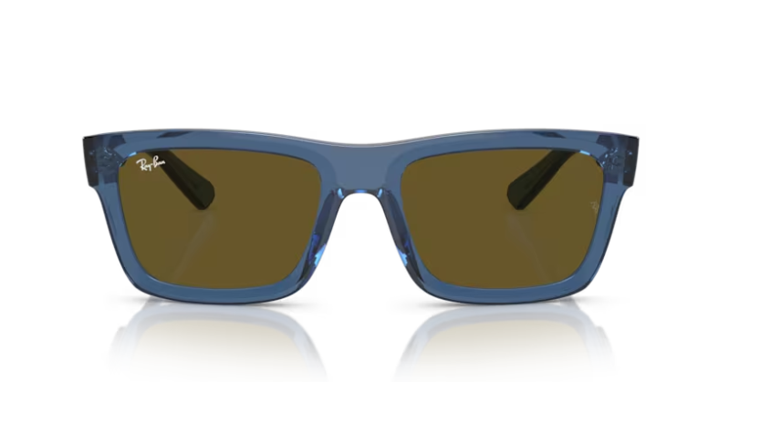 Ray-Ban Warren Transparent Dark Blue/ Dark Brown