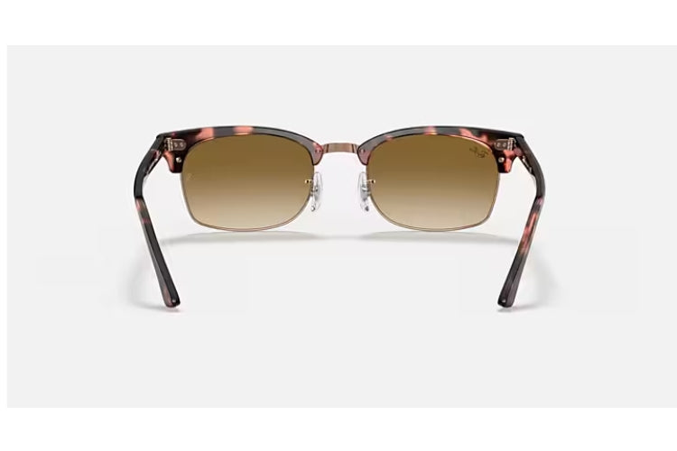 Ray-Ban Clubmaster Square/ Clear Gradient Brown-achterkant